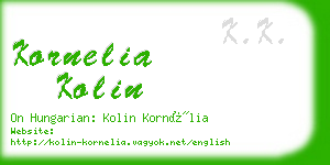 kornelia kolin business card